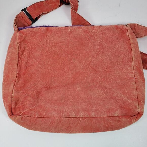 Vintage Hippie Carry Bag Large Crossbody Casual or Work LAPTOP SIZE by KC - Picture 4 of 6